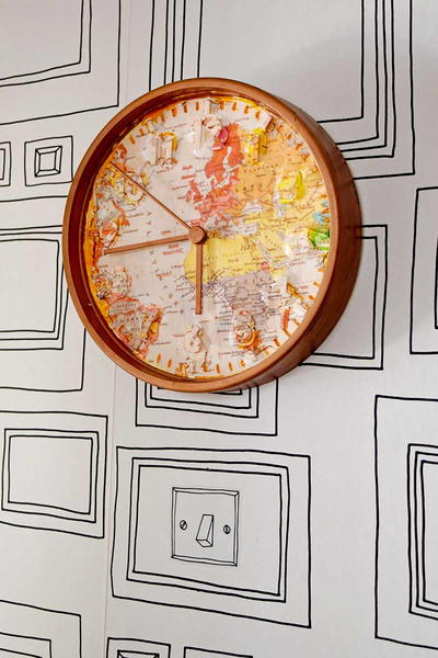 Make your Own World Map Clock Make your Own World Map Clock