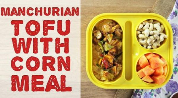 Manchurian Tofu with Cornmeal Manchurian Tofu with Cornmeal