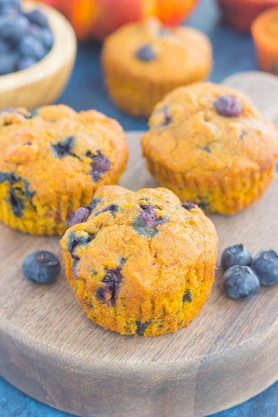 Pumpkin Blueberry Muffins Pumpkin Blueberry Muffins