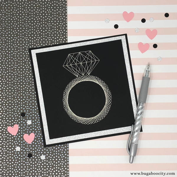 DIY Embroidered Wedding Card DIY Embroidered Wedding Card