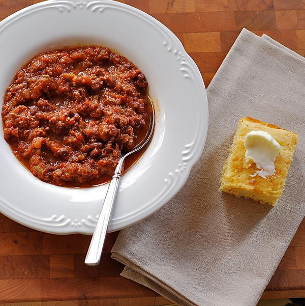Slow Cooker Chili And Amish Cornbread Slow Cooker Chili And Amish Cornbread