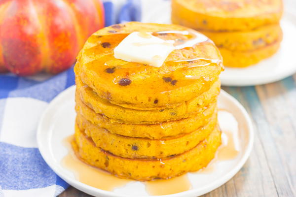 Pumpkin Chocolate Chip Pancakes Pumpkin Chocolate Chip Pancakes