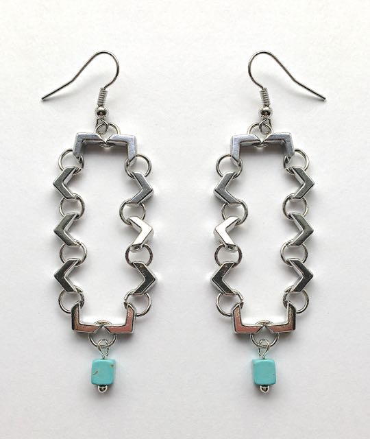 Stacked Chevron Earrings Stacked Chevron Earrings