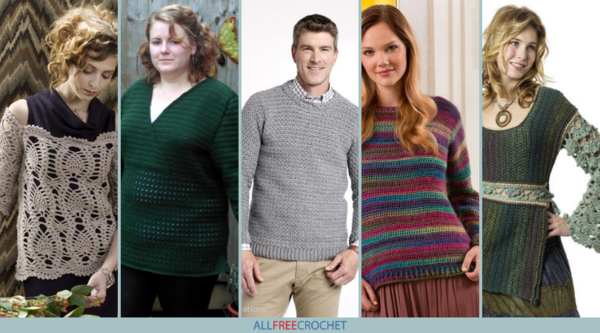 30+ Crochet Sweater Patterns
