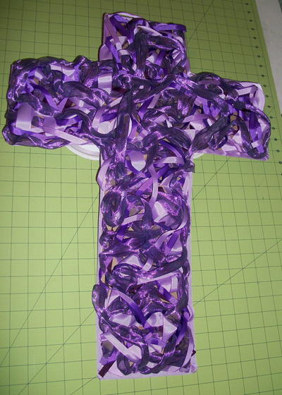 Decorative Ribbon Cross