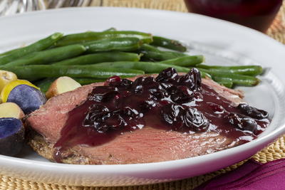 Currant Glazed Prime Rib of Beef