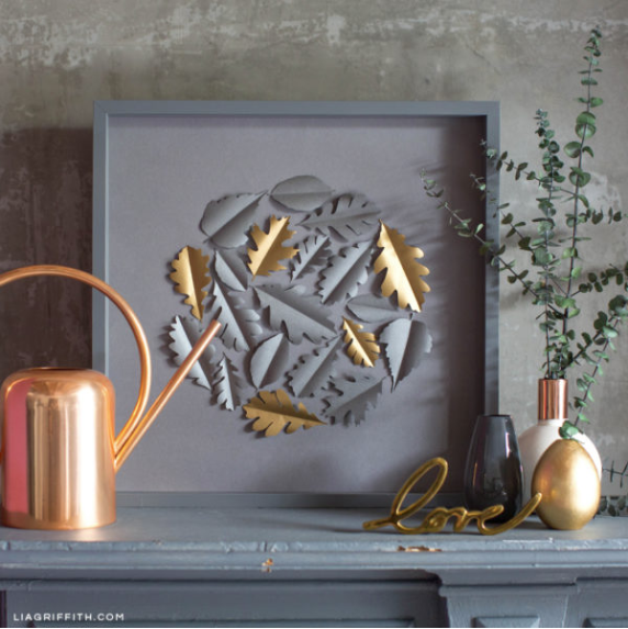 Paper Leaf Art Work Paper Leaf Art Work