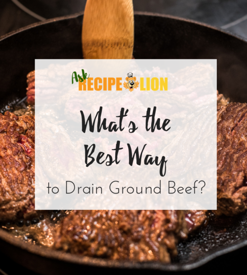 How to Drain Ground Beef