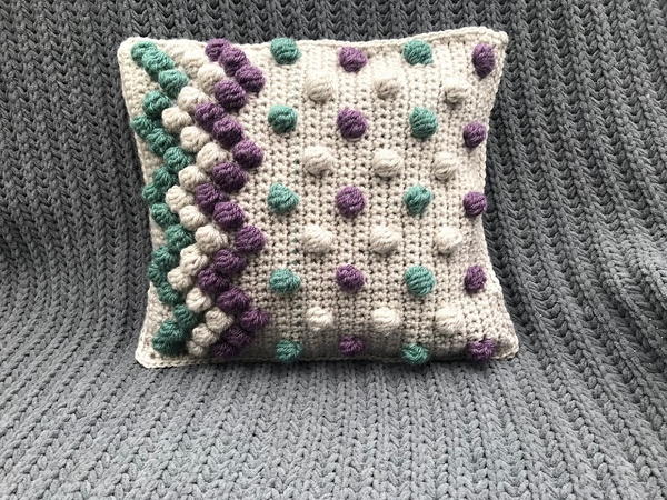 Zigzag Bobble Pillow Zigzag Bobble Pillow