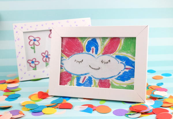 DIY Kids Crafts painting on Glass DIY Kids Crafts painting on Glass