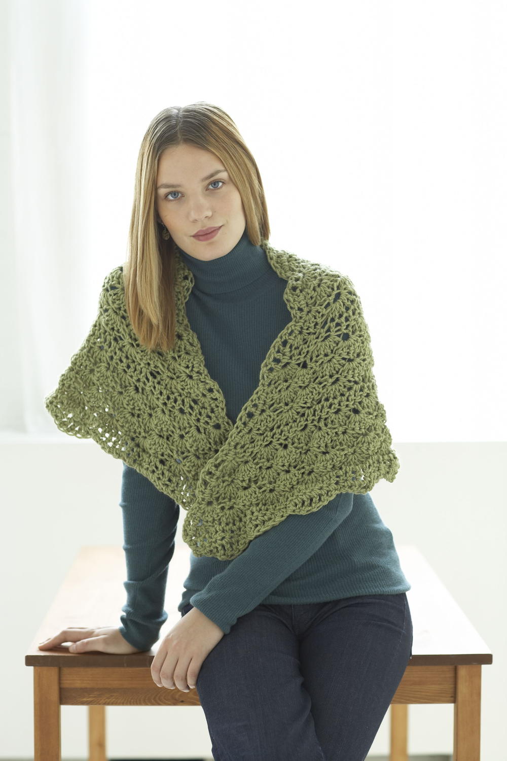 Crochet Tranquil Wrap | AllFreeCrochet.com