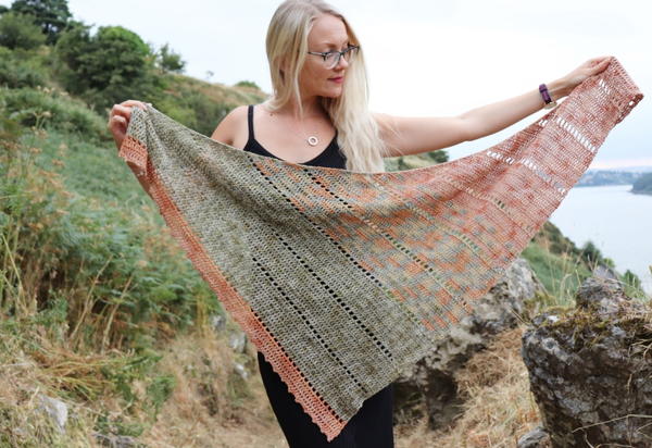 Space Fade Crochet Shawl Space Fade Crochet Shawl