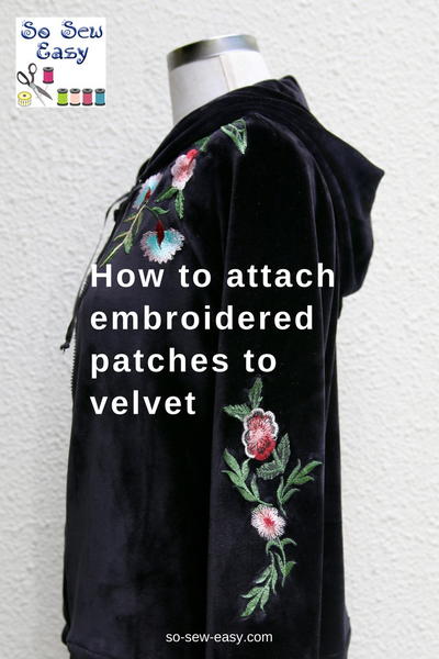 How To Make and Attach Embroidered Patches to Velvet How To Make and Attach Embroidered Patches to Velvet