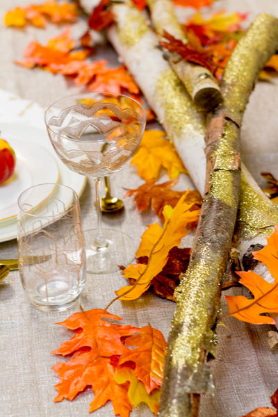 Glam Glitter Branches for Centerpieces
