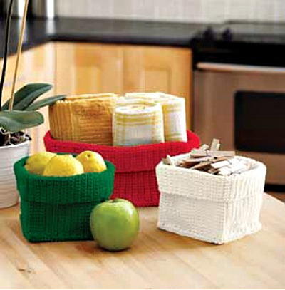 Crochet Stash Baskets