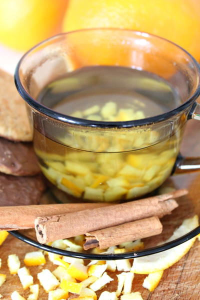 Orange peel tea Orange peel tea