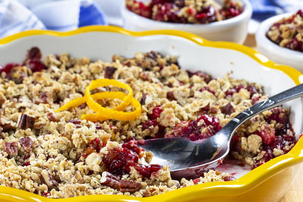 Holiday Cranberry Cobbler