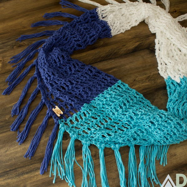 Beach Day Crochet Scarf Pattern Beach Day Crochet Scarf Pattern