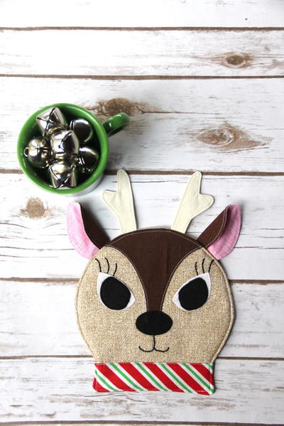 Reindeer Mug Mat Reindeer Mug Mat