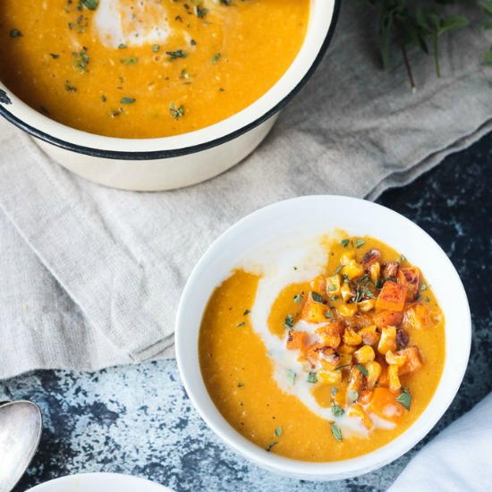 Butternut Squash Corn Soup Butternut Squash Corn Soup
