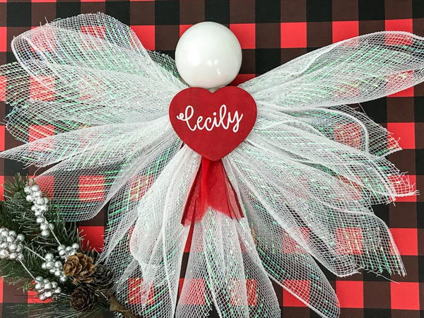 Deco Mesh Christmas Angel Tutorial Deco Mesh Christmas Angel Tutorial