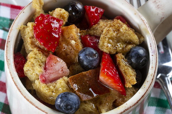 French Toast in a Mug Cake