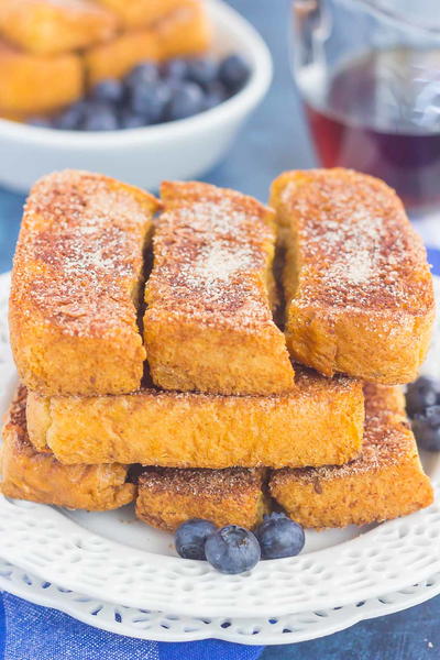 Baked Cinnamon Sugar French Toast Sticks Baked Cinnamon Sugar French Toast Sticks