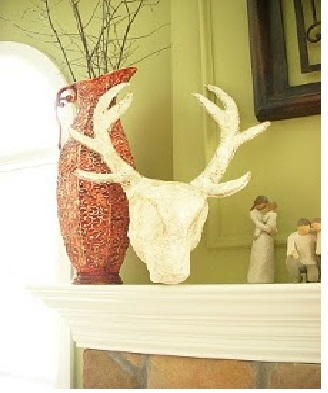 Plaster Faux Deer Head Plaster Faux Deer Head