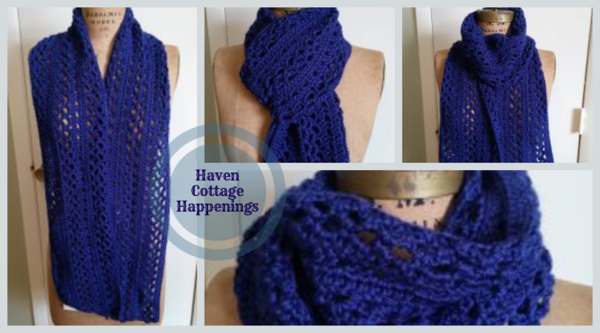 One Skein Alice Blue Scarf One Skein Alice Blue Scarf