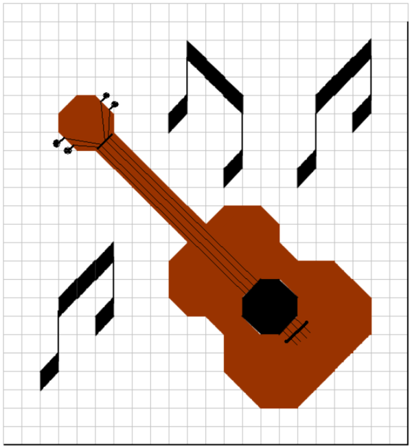 Granny Square Guitar Afghan Granny Square Guitar Afghan