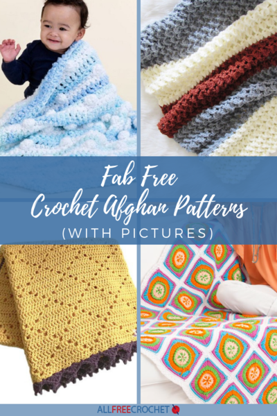 28 Fab Free Crochet Afghan Patterns with Pictures