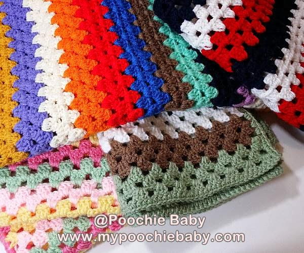 Super Striped Crochet Afghan Super Striped Crochet Afghan