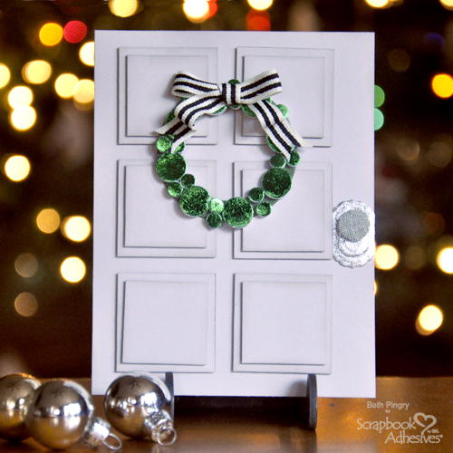 Christmas Door DIY Greeting Card Christmas Door DIY Greeting Card