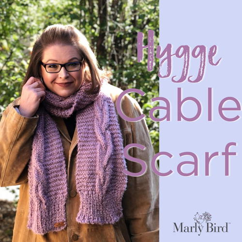 Hygge Cable Scarf Pattern Hygge Cable Scarf Pattern