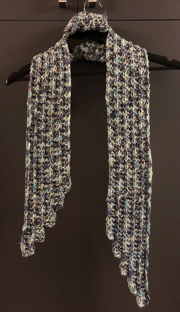 scalloped scarf