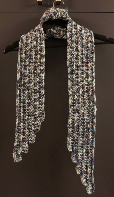 Step-by-Step Scalloped Scarf