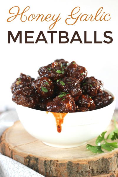 Oven Baked Honey Garlic Meatballs Oven Baked Honey Garlic Meatballs