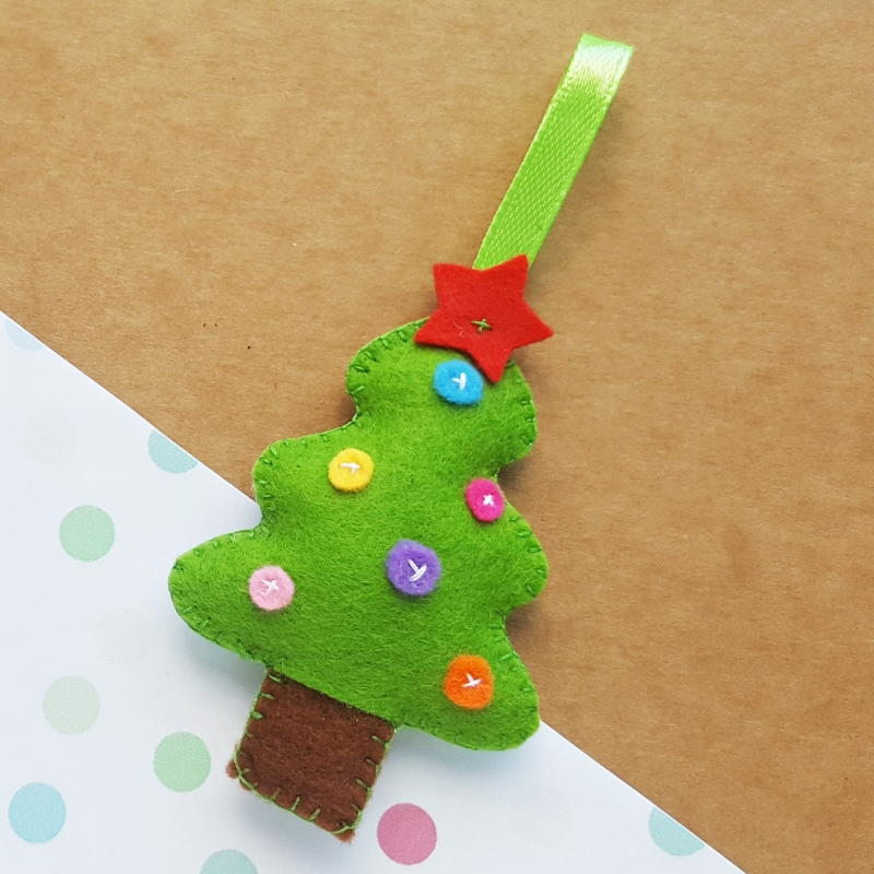Felt Christmas Tree Ornament FaveCrafts felt-christmas-tree-ornament-favecrafts