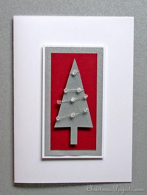 Quick Christmas Tree Card Quick Christmas Tree Card