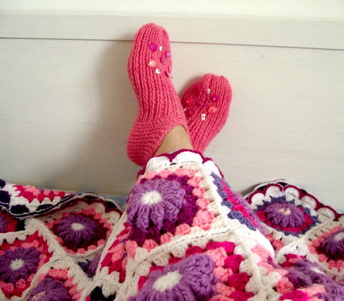 Lucilu Slippers Knitting Pattern Lucilu Slippers Knitting Pattern