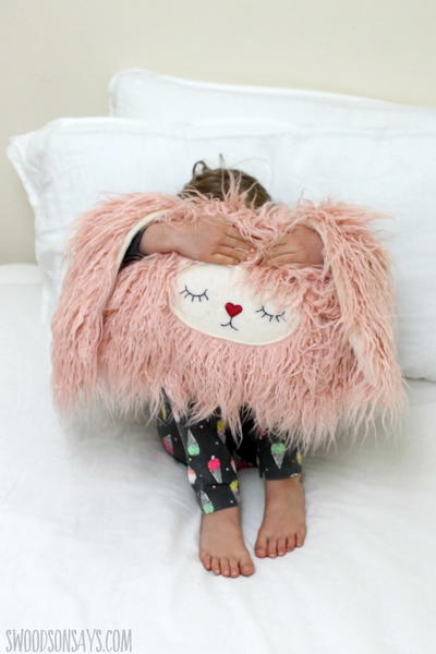 Bunny Face Pillow Bunny Face Pillow