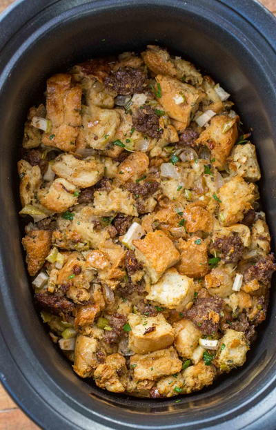Slow Cooker Stuffing Slow Cooker Stuffing