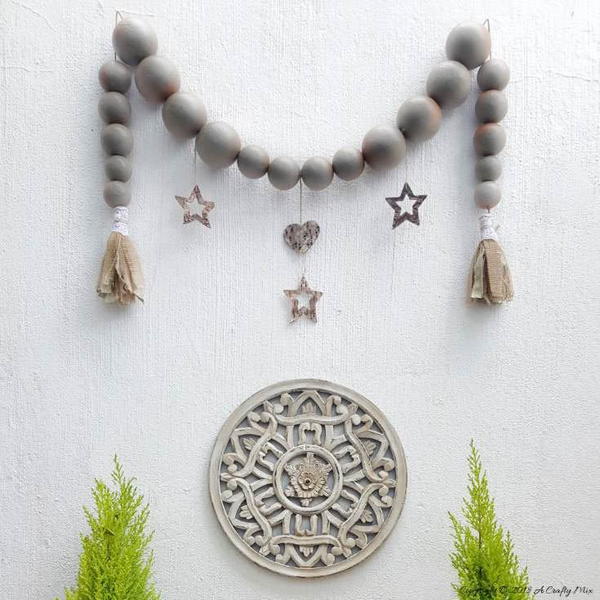 Oversized Bead Garland - DIY Oversized Bead Garland - DIY