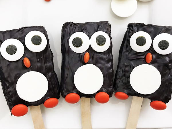 Penguin Rice Krispie Treats Penguin Rice Krispie Treats
