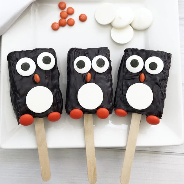 Penguin Rice Krispie Treats Penguin Rice Krispie Treats