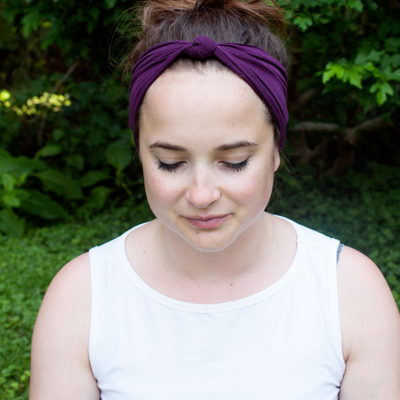 Knotted Yoga Headband Sewing Pattern Knotted Yoga Headband Sewing Pattern