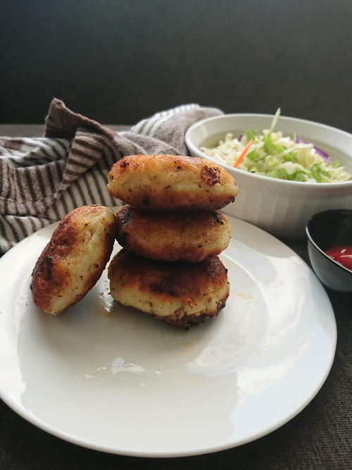 Potato Mince Meat Cutlets Potato & Mince Meat Cutlets