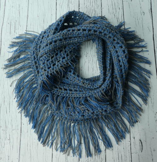 Laura Fringe Infinity Scarf Laura Fringe Infinity Scarf