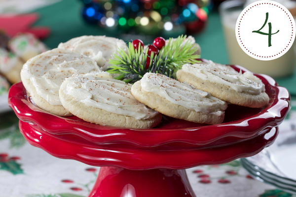 Iced Eggnog Cookies Iced Eggnog Cookies