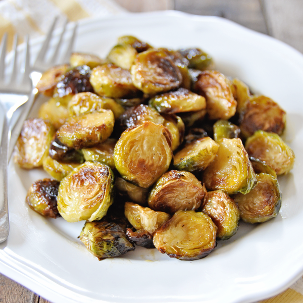 Roasted Brussels Sprouts with Sherry Vinaigrette Roasted Brussels Sprouts with Sherry Vinaigrette